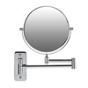 OVENTE 7" Wall Mounted Makeup Mirror with 1X/7X Magnification, Double