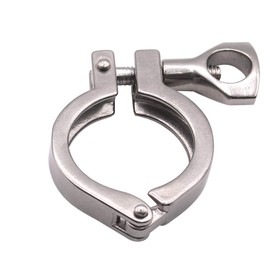 DERNORD Stainless Steel 304 Single Pin Heavy Duty Tri Clamp with Wing Nut for Ferrule TC 1.5'' (Pack of 1)
