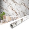 Marble Peel and Stick Waterproof Wall Paneling, 118" x 47"