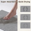Pauwer Bathroom Rugs Sets 3 Piece, Ultra Thin Bath Mat