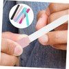 Healvian 6pcs Manicure Tool Glass Nail Files Cuticle Nipper Nail
