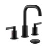 Matte Black 8 Inch Widespread Bathroom Sink Faucet 3 Holes