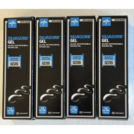 Medline 4 Silvasorb Gel Silver Antimicrobial Wound Gel 1.5 oz. Per Tube. Exp. 11/2025
