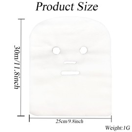 100 Sheets/1 Bag Facial Gauze Disposable Cotton Gauze Beauty Face Care Tools for Women Adults Skin Face Care Spas Beauty Salons