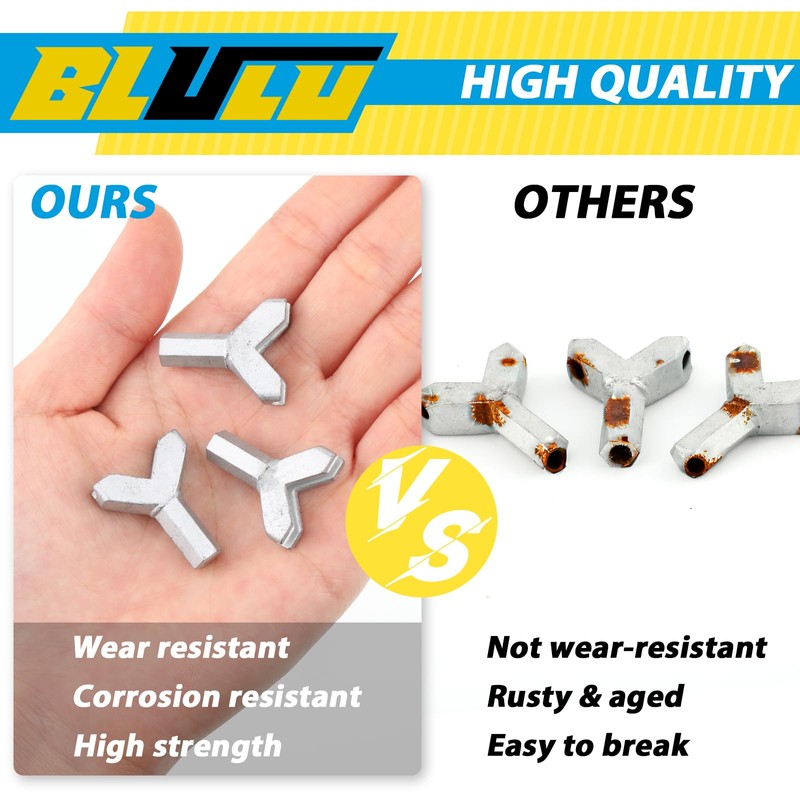 Blulu 3 Pcs Cup Hook Driver Y Shape Cup Hook