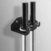 Barbell Storage Double Fitness Dumbbell Bar Vertical Suspension Wall Mount