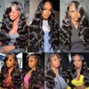 HANGFIRST 30 Inch 13x6 Body Wave Lace Front Wigs Human