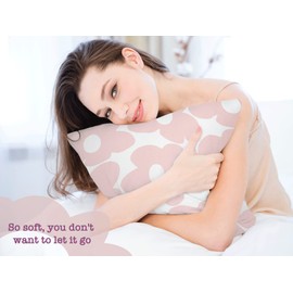 BCLOSE Danish Pastel Decor, 18x18 Pillow Cover for Coquette Aesthetic Pillows, Preppy Pink Decor