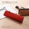 Jamale Tochigi Leather, Genuine Leather, Pen Case, Made in Japan,