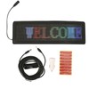 LED Car Sign App Programmable USB 5V Car Plug 12‑24V