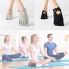 2Pairs Non Slip Yoga 5 Toe Socks Set Women Full