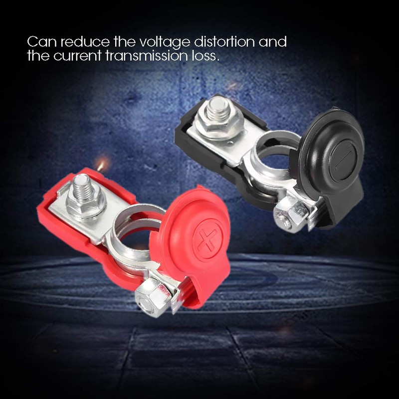 2Pcs Universal Car Battery Terminals Cable Terminal Clamps Connectors with