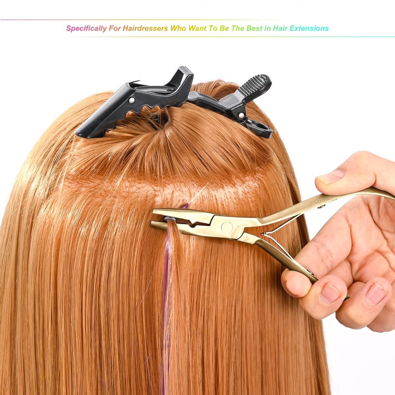 EHDIS Hair Extensions Tools Kit, 2 Stainless Steel Pliers for