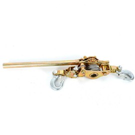 2-Ton Come Along Winch, Portable Dual Gear Power Puller Heavy-Duty Hand Cable Puller Tool