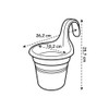 elho Green Basics Easy Hanger S 26 - Planter for