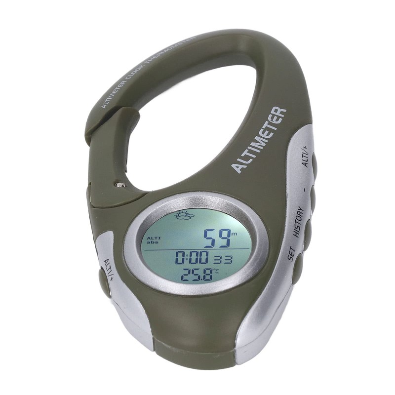 Digital Altimeter Barometer with Backlight Multifunctional Precise Altimeter Outdoor Sports