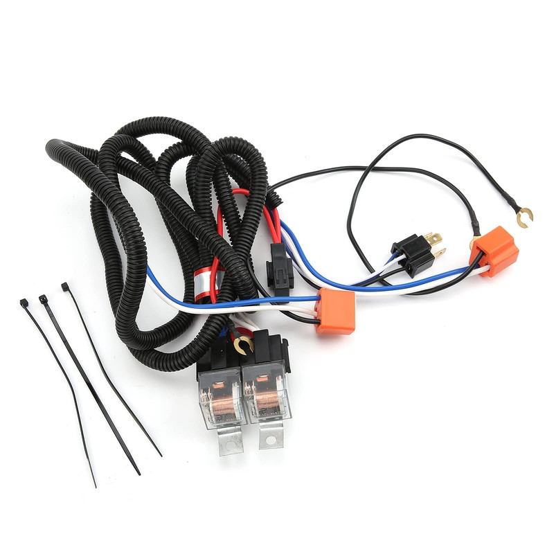 Atyhao Headlight Relay, H4 Relay Wire Harness, Headlamp Relay Wire