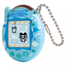Tamagotchi Connection Virtual Pet Interactive Game Blue Bubbles Shell Age 6+