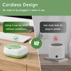 Lonlown 50kHz Cordless Ultrasonic Retainer Cleaner Machine Rechargeable Portable Wireless
