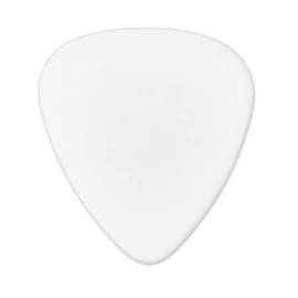 Celluloid White Guitar Or Bass Pick - 0.71 mm Medium Gauge - 351 Shape - 6 Pack