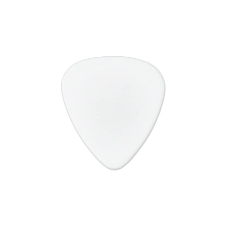 Celluloid White Guitar Or Bass Pick - 0.71 mm Medium
