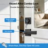 Exterior Door Handle and Deadbolt Set, 1 Pack, 6 Same