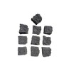 Gas fire coals Black/Bio Fuels/Inserts/Boxed/New 10 medium & 10 large