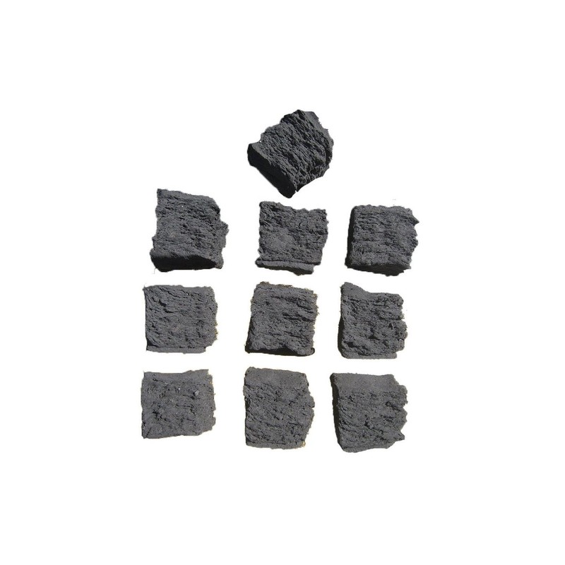 Gas fire coals Black/Bio Fuels/Inserts/Boxed/New 10 medium & 10 large