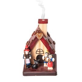 Wichtelstube-Kollektion Smoking House Incense Figurine Hansel and Gretel Incense House Witch House