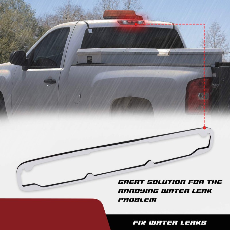 RUXIFEY 3rd Third Brake Light Gasket Seal Compatible with Silverado