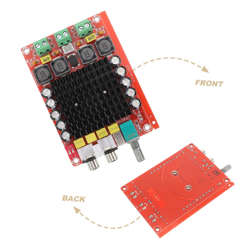 LABRIMP Digital Power Amplifier Board Durable Audio Stereo Amp Module