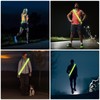 flintronic Reflective Belt Sash Gear, Luminous Led Safety Shoulder Strap,