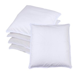 [Made in Japan] Zabuton Cover Set of 5 [White Ruffles Included] [186-Piece Knock-in Fabric] [No Iron] Zabuton Cover Made in Mikawa for Commercial Use, Restaurants, Commercial, Community Centers, Meeting Hall, For Visitors, Memorial Services, Meeting Room