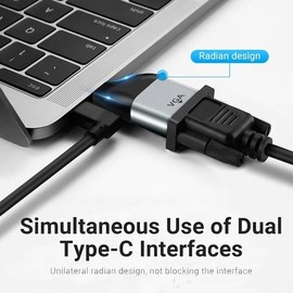 TAVICE USB-C Type C to VGA Adapter