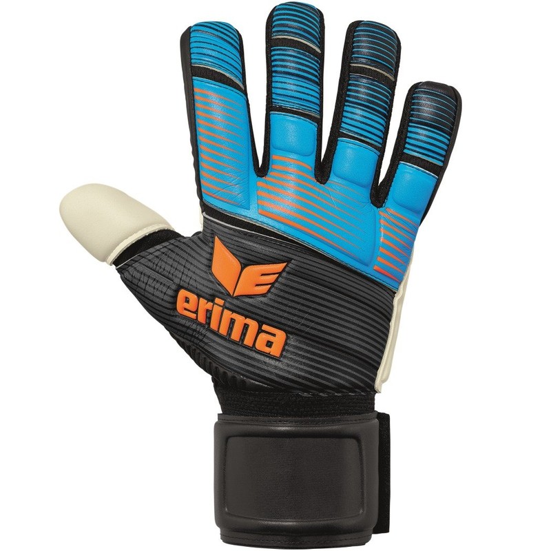 Erima Unisex's Goalkeeper Training Nf Skinator, Curacao/Fluo Orange/Black, Size 12