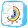60 Minute Visual Timer with Protective Case, Rainbow Disk Countdown