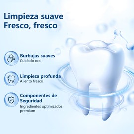 Set 2-Pasta de Dientes con Hidroxiapatita, 7.5% Pasta Dental Hidroxiapatita, Pasta de Dientes Blanqueadora con Hidroxiapatita sin Flúor, Pasta de Dientes que Protege el Esmalte Aliento Fresco