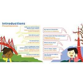 Learn Spanish with Habbi Habbi Book of First Phrases | Bilingual Board Book for Toddlers, Babies, Kids | English-Spanish