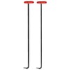 uxcell Manhole Cover Hook T Style Handle, 33 Inch, 2Pcs