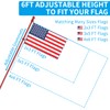 ZMTECH Flag Pole - Upgraded Bracket, 6 FT Stainless Steel