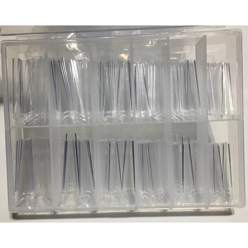 Meyoto Square Nail Tips 192 Tips New