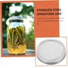 Operitacx Mason Jars Lids Sprouting Jar Kit Fine Mesh Screen