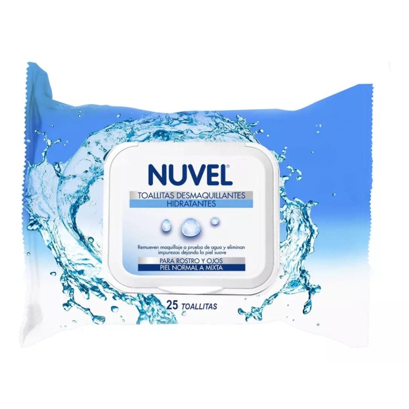 Nuvel Toallitas Desmaquillantes Facial Nuvel 25 Pz 3 Pack