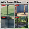 4 Pcs Deck Post Base Bracket,1.5x1.5, 2x2, 2x4, 4x4 Adjustable