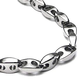 Titanium Men's 10MM Link Necklace Chain 20"