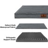 SheSpire Gray Orthopedic Memory Foam Dog Bed Soft Pet Mattress