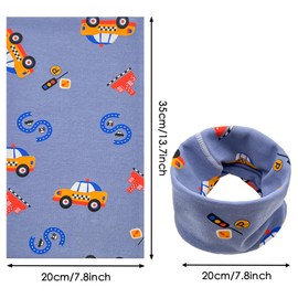 ZYUPHY Loop Scarf Children, Baby Scarf Winter Loop Neck Warmer Tube Scarf Children for Boys Girls, Colour A