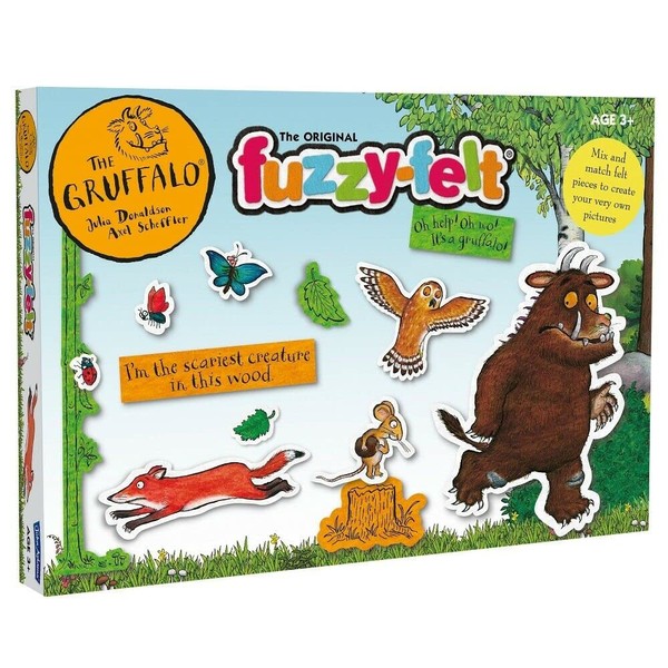 John Adams | Fuzzy-Felt - The Gruffalo Activity Set : Mix and match felt pieces to create your very own Gruffalo pictures!| Preschool toy| Ages 3+