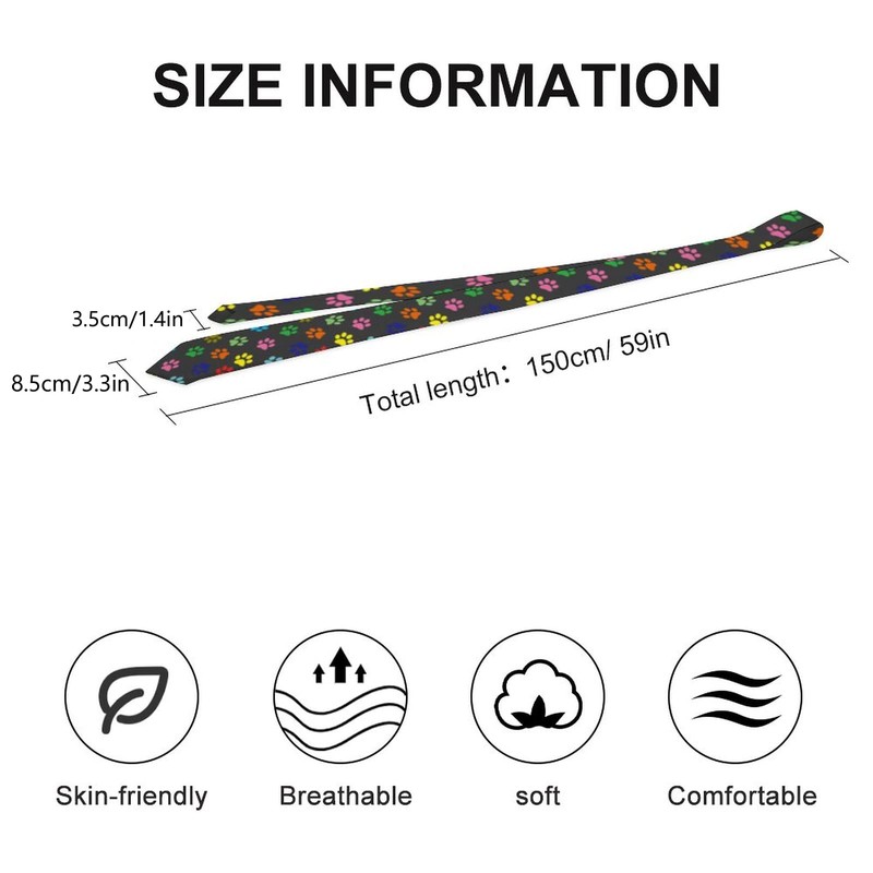 JUDIAN Men's Neckties Tie Fashion Tie Print,Novelty Neck Ties for