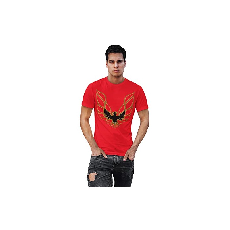 Wicked Metal Shirt - Trans Am Firebird Logo - Red